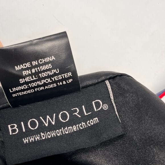 Bioworld My Hero Academia UA High School Blue Faux Leather Backpack Bag Anime - Picture 16 of 16